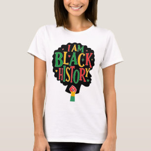 Ik ben zwarte geschiedenis - Juneteenth T-shirt