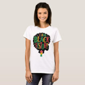 Ik ben zwarte geschiedenis - Juneteenth T-shirt (Voorkant volledig)