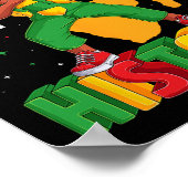 Ik ben zwarte geschiedenis Kinder meisjes zwarte g Poster (Hoek)