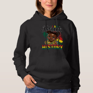 Ik ben Zwarte Geschiedenis Kleine Melanine Prinsen Hoodie