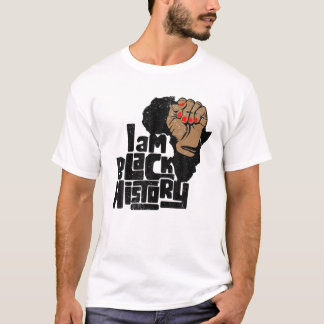 Ik ben zwarte geschiedenis, kracht voor de eerste  t-shirt