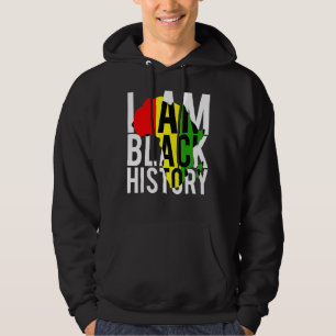 Ik ben Zwarte Geschiedenis Maand Afrikaanse Amerik Hoodie