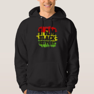 Ik ben zwarte geschiedenis maand Afrikaanse trots Hoodie