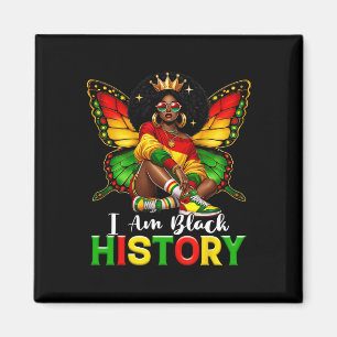Ik ben Zwarte Geschiedenis Maand Afro-Amerikaanse  Magneet