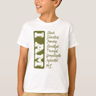 Ik ben Zwarte Geschiedenis Maand Balck Girl Magic T-shirt