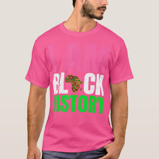 Ik ben zwarte geschiedenis maand juni 1991 roze en t-shirt