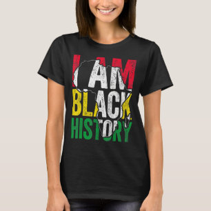 Ik ben zwarte geschiedenis maand Melanin BLM Afrik T-shirt