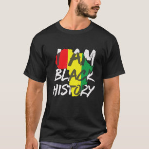 Ik ben Zwarte Geschiedenis Maand Pride African Ame T-shirt