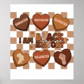 Ik ben zwarte geschiedenis poster (Voorkant)
