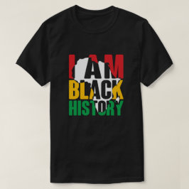 Ik ben Zwarte Geschiedenis Shirt, Zwarte Geschiede T-shirt