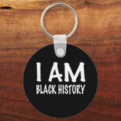 Ik ben zwarte geschiedenis sleutelhanger (Voorkant)