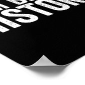 Ik ben Zwarte Geschiedenis T-shirt Voor Kinderen J Poster (Hoek)