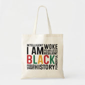 Ik ben zwarte geschiedenis tote bag (Voorkant)
