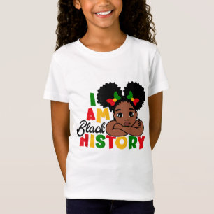 Ik ben Zwarte Geschiedenis voor kinderen Geschiede T-shirt