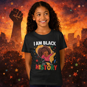 Ik Ben Zwarte Geschiedenis – Zelfverzekerde Jeugd T-shirt