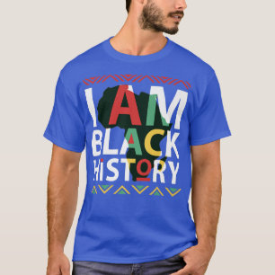 Ik ben Zwarte Geschiedenis Zwarte Geschiedenis Maa T-shirt