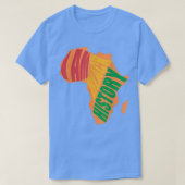Ik ben Zwarte Geschiedenis Zwarte Maand Proud Afri T-shirt (Design voorkant)