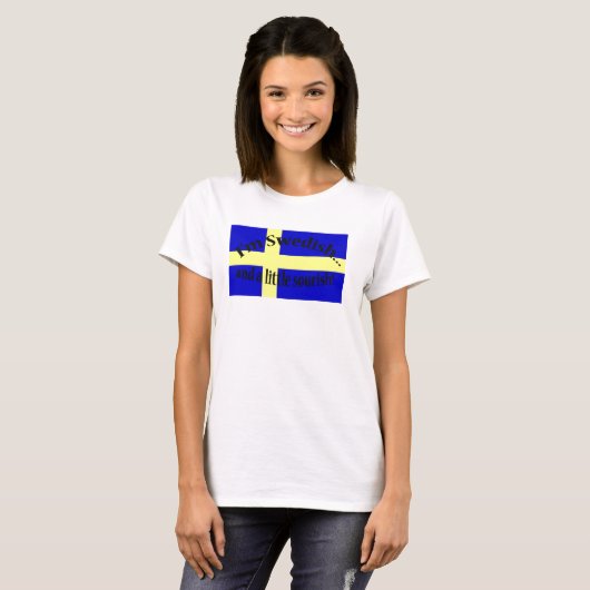 Ik ben Zweeds T-shirt (Voorkant volledig)