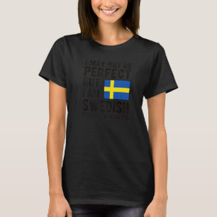 Ik ben Zweeds Vlag Zweden Erfgoed Zweedse roots T-shirt