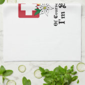 Ik ben Zwitsers! Theedoek (Gevouwen)