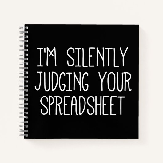 IK Beoordeel Je Spreadsheet In Stilte Notitieboek (Voorkant)