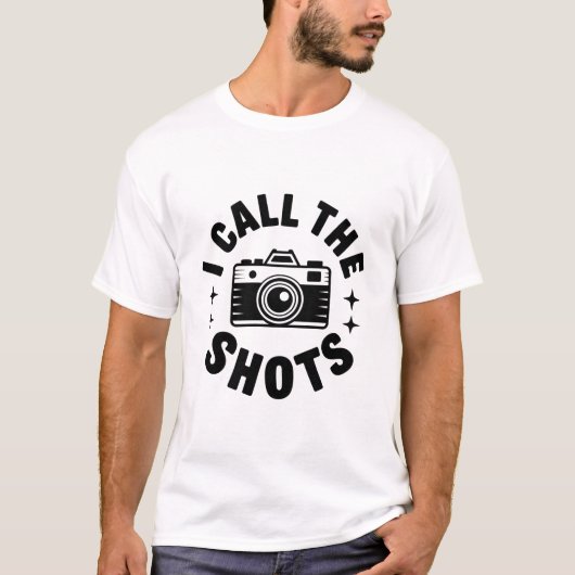 Ik bepaal de camera grap t-shirt (Voorkant)