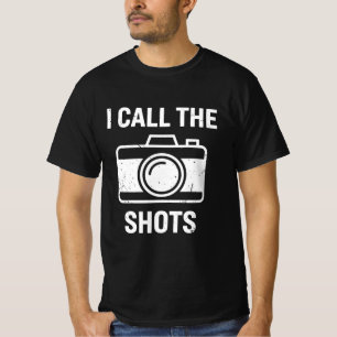 Ik bepaal de regels Grappige fotografie Fotograaf T-shirt