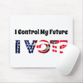 Ik bepaal mijn toekomst - Ik stem Muismat (Met muis)