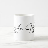 Ik bepaal mijn vibe Motivatie Mok (Center)