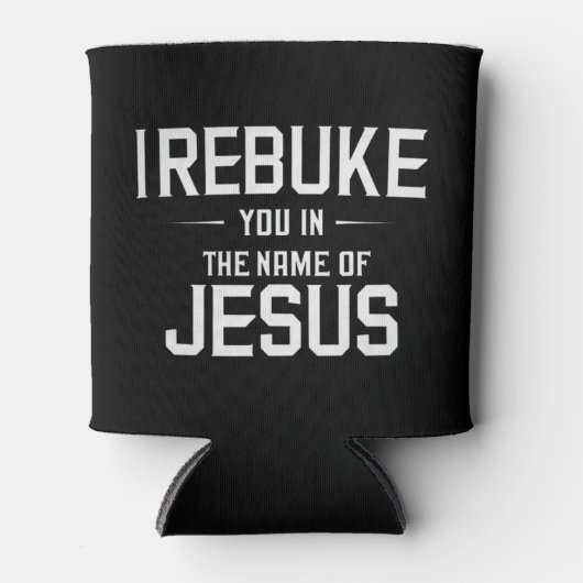 Ik berisp u in de naam van Jezus Blikjeskoeler (Voorkant)