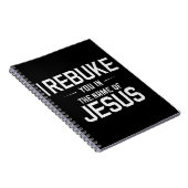 Ik berisp u in de naam van Jezus Notitieboek (Rechterzijde)