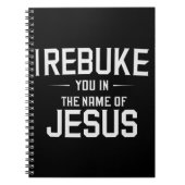 Ik berisp u in de naam van Jezus Notitieboek (Voorkant)