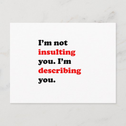 Ik beschrijf je briefkaart (Voorkant)