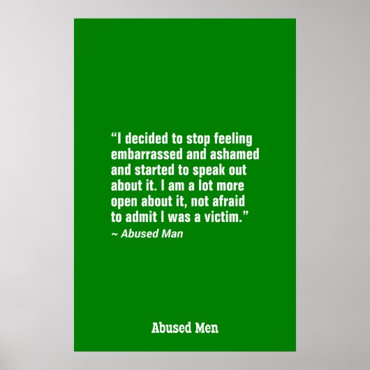 Ik besloot me niet meer te voelen... poster (Voorkant)