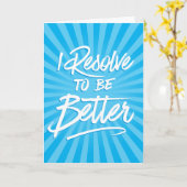 Ik Besluit Beter Te Zijn Kaart (Gele Bloem)