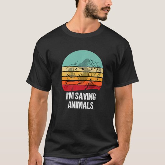 Ik bespaar dierentuin. t-shirt (Voorkant)
