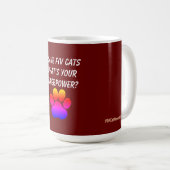 Ik bespaar FIV katten wat je Superpower Koffee-Mok Koffiemok (Voorkant rechts)