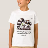 Ik bespaar mijn energie kinder unisex t-shirt (Voorkant)