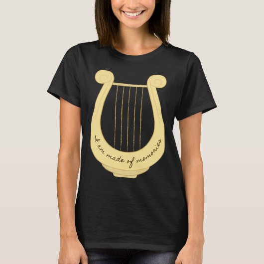 Ik besta uit herinneringen song of achilles patroc t-shirt (Voorkant)