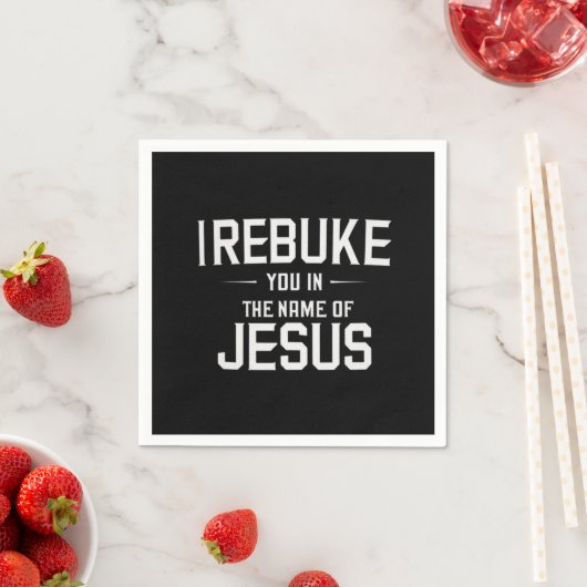 Ik Bestraf U In De Naam Van Jezus Servet (Insitu)