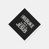 Ik Bestraf U In De Naam Van Jezus Servet (Hoek)