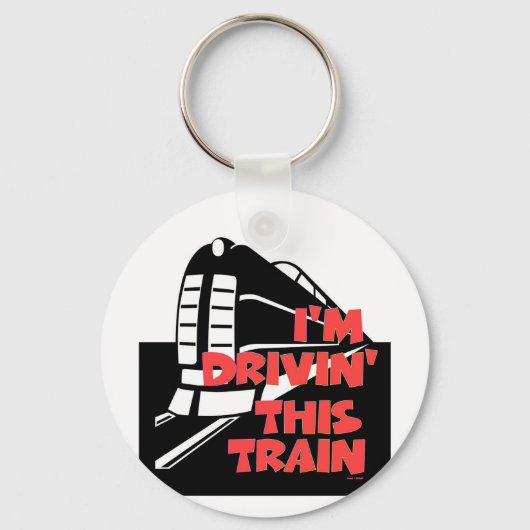 IK BESTUUR DEZE TREIN SLEUTELHANGER (Voorkant)