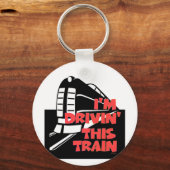 IK BESTUUR DEZE TREIN SLEUTELHANGER (Voorkant)