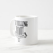 Ik betaal je voor deze student Conversatierecht Koffiemok (Voorkant links)