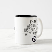 IK BETOOG NIET DAT IK ALLEEN MAAR UITLEG WAAROM IK TWEEKLEURIGE KOFFIEMOK (Voorkant rechts)