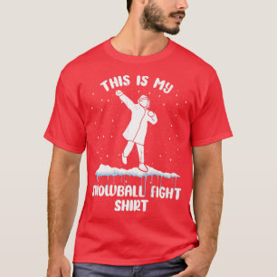Ik betreur het dat er niets grappny Snowball Fight T-shirt