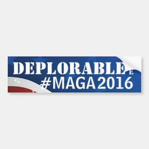 Ik betreur het dat ik #MAGA/maak Amerika weer gewe Bumpersticker