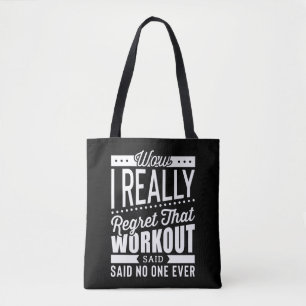 Ik betreur het echt dat de motivatie van de fitnes tote bag