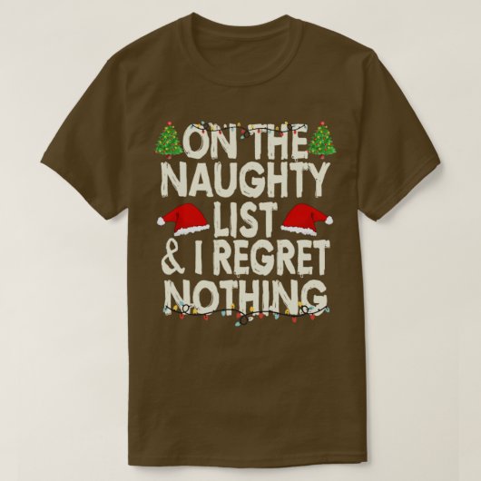 Ik betreur niets3 t-shirt (Design voorkant)