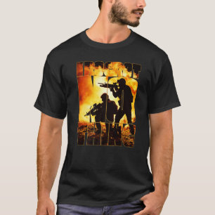 Ik betreur niets van de militaire soldaten-premie t-shirt